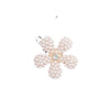 Mobile Phone Case Accessories Zinc Alloy Pearl Fivepetal Flower Handmade