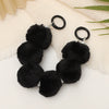 Mobile Phone Case Bag Pendant For Women Plush Fur Ball Handmade Beaded Portable Chain Short Wrist Strap