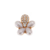 Mobile Phone Case Jewelry Accessories Alloy Light Luxury Flower Petal Electroplating