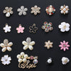 Mobile Phone Case Jewelry Accessories Alloy Light Luxury Flower Petal Electroplating