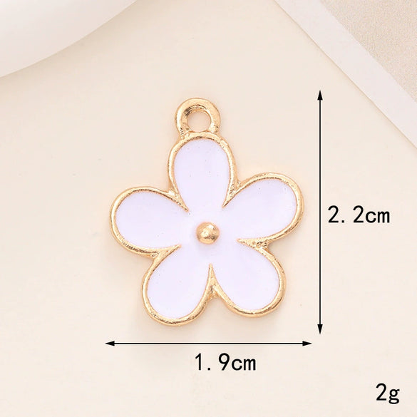 Mobile Phone Case Jewelry Accessories Alloy Light Luxury Flower Petal Electroplating