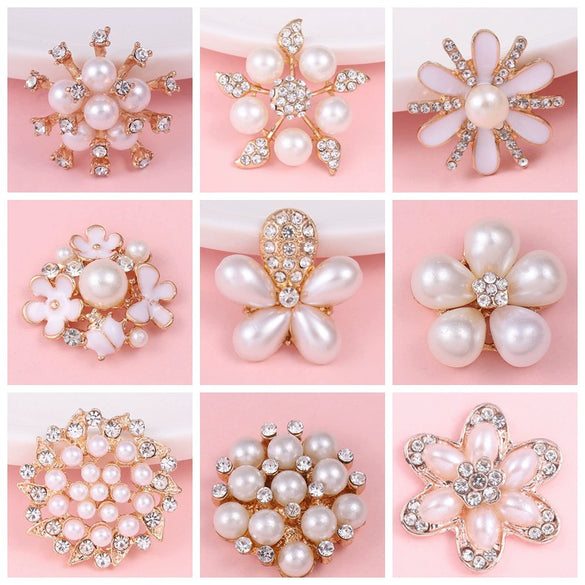 Mobile Phone Case Jewelry Accessories Alloy Light Luxury Flower Petal Electroplating