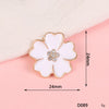 Mobile Phone Case Jewelry Accessories Alloy Light Luxury Flower Petal Electroplating