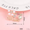 Mobile Phone Case Jewelry Accessories Alloy Light Luxury Flower Petal Electroplating