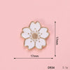 Mobile Phone Case Jewelry Accessories Alloy Light Luxury Flower Petal Electroplating