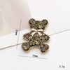 Mobile Phone Case Jewelry Accessories Vintage Bear Style Metal Electroplated Pearl