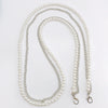 Mobile Phone Chain Accessories Pearl Leather Metal Handmade Love Letter C Style For Women