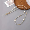 Mobile Phone Chain Accessories Pearl Leather Metal Handmade Love Letter C Style For Women