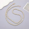 Mobile Phone Chain Accessories Pearl Leather Metal Handmade Love Letter C Style For Women