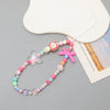 Mobile Phone Chain Beaded Bow Electroplating Style