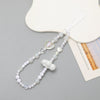 Mobile Phone Chain Beaded Bow Electroplating Style