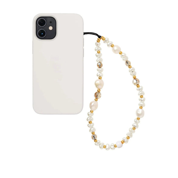 Mobile Phone Chain Handmade Beaded With Love Drops Bell Patterns And Specialshaped Pearls