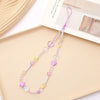 Mobile Phone Chain Pendant Acrylic Beaded Love Fivepointed Star Water Drops Bells Handmade
