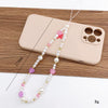 Mobile Phone Chain Pendant Plastic Resin Love Shape Baking Paint For Women
