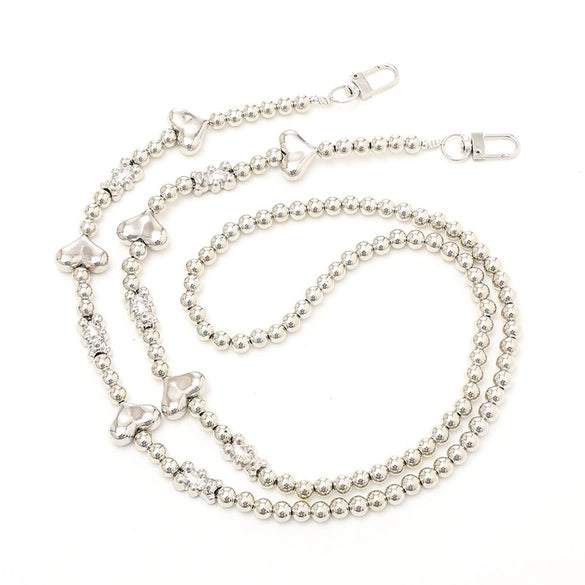 Mobile Phone Chain Plastic Resin Handmade Beaded With Stars Sun And Moon Clouds Universe Pattern For Women