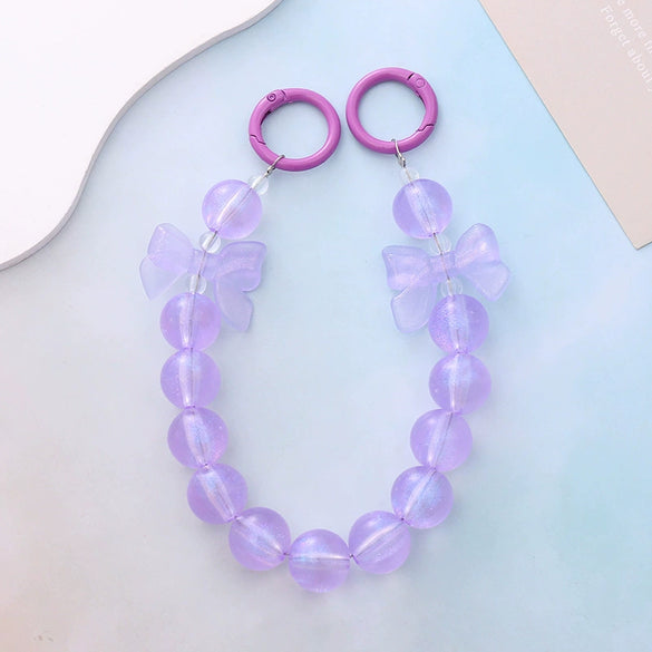 Mobile Phone Chain Water Cup Hanging Chain Pendant Handmade Beaded Plastic Resin Small Animal Pattern