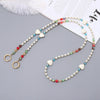 Mobile Phone Lanyard Beaded Love Water Drops Bell Handmade Bag Ornaments For Women
