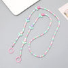 Mobile Phone Lanyard Beaded Love Water Drops Bell Handmade Bag Ornaments For Women