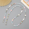 Mobile Phone Lanyard Beaded Love Water Drops Bell Handmade Bag Ornaments For Women