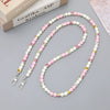 Mobile Phone Lanyard Beaded Love Water Drops Bell Handmade Bag Ornaments For Women