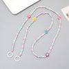 Mobile Phone Lanyard Beaded Love Water Drops Bell Handmade Bag Ornaments For Women