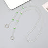 Mobile Phone Lanyard Beaded Love Water Drops Bell Handmade Bag Ornaments For Women