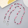 Mobile Phone Lanyard Beaded Love Water Drops Bell Handmade Bag Ornaments For Women