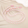 Mobile Phone Lanyard Beaded Love Water Drops Bell Handmade Bag Ornaments For Women