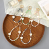 Mobile Phone Lanyard Keychain Pendant Crystal Beaded Love Pattern Handmade Colorplated