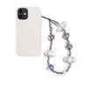 Mobile Phone Lanyard Soft Pottery Handmade Beaded Pink Heart With Kitty And Animated Protagonist Pattern For Girls