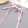 Mobile Phone Pendant Jewelry Car Keychain Headphone Shell Pendant Beads Handmade Bow Pattern