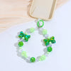 Mobile Phone Pendant Plastic Resin Cartoon Geometric Love Water Drops Bell Beaded Bow Baking Paint