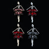 Mobile Phone Shell And Car Air Outlet Accessories Metal Ballet Girl Diamond Encrusted Light Luxury Electroplated