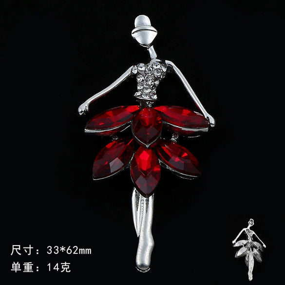 Mobile Phone Shell And Car Air Outlet Accessories Metal Ballet Girl Diamond Encrusted Light Luxury Electroplated