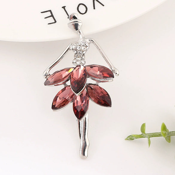 Mobile Phone Shell And Car Air Outlet Accessories Metal Ballet Girl Diamond Encrusted Light Luxury Electroplated