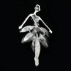 Mobile Phone Shell And Car Air Outlet Accessories Metal Ballet Girl Diamond Encrusted Light Luxury Electroplated