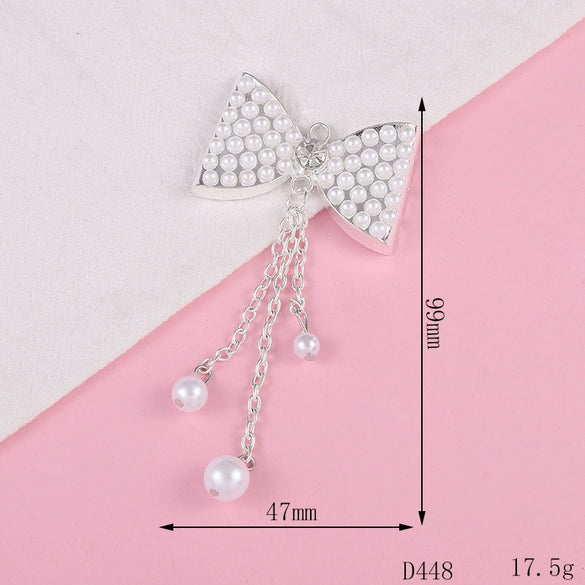 Mobile Phone Shell Jewelry Accessories Alloy Butterfly Bow Electroplated Pendant