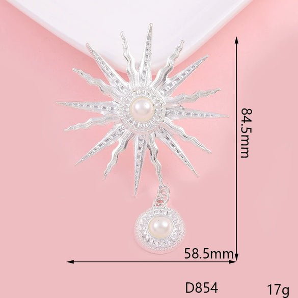 Mobile Phone Shell Jewelry Accessories Alloy Diamond Pearl Rose Sunflower Rhinestone Electroplated