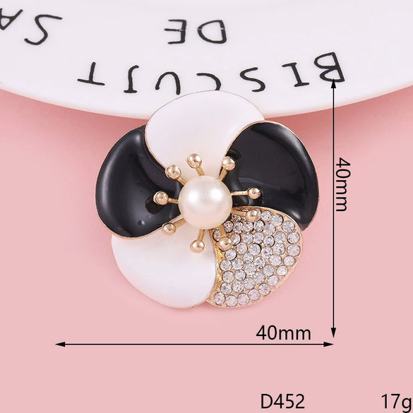 Mobile Phone Shell Jewelry Accessories Alloy Diamond Pearl Rose Sunflower Rhinestone Electroplated