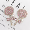 Mobile Phone Shell Jewelry Accessories Zinc Alloy Lollipop Handmade