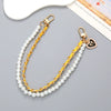 Mobile Phone Shell Jewelry Chain Plastic And Resin Material Fashion Style Hand Chain Pattern Electroplating Process For Women