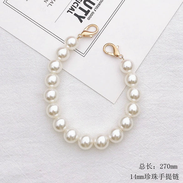 Mobile Phone Shell Jewelry Chain Plastic And Resin Material Fashion Style Hand Chain Pattern Electroplating Process For Women