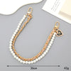 Mobile Phone Shell Jewelry Chain Plastic And Resin Material Fashion Style Hand Chain Pattern Electroplating Process For Women