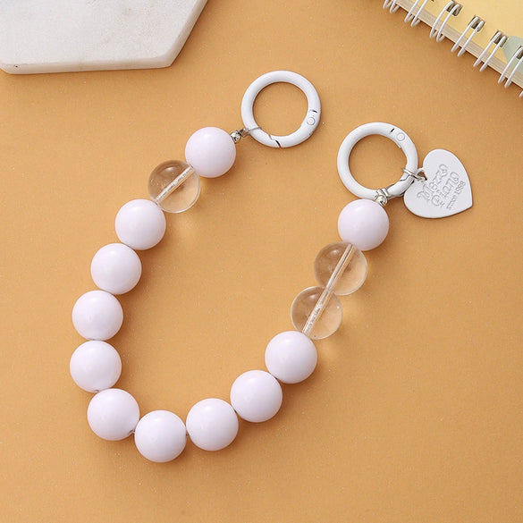 Mobile Phone Shell Jewelry Chain Plastic And Resin Material Fashion Style Hand Chain Pattern Electroplating Process For Women