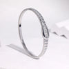 Modern Minimalist Geometric Clasp Bracelet In Gold Electroplated Stainless Steel High End Niche Style Accessory For Women