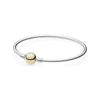 Modern Minimalist Silverplated White Copper Bracelet With Round Bead Details And Heartshaped Clasp