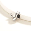 Modern Style Airplane Sterling Silver Plating Rhodium Plated Jewelry Accessories