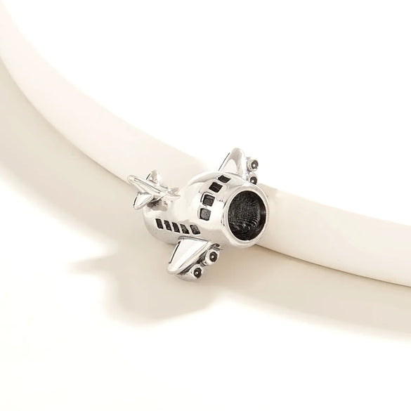 Modern Style Airplane Sterling Silver Plating Rhodium Plated Jewelry Accessories
