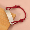 Modern Style Classic Style Geometric Customization Laser Engraving 304 Stainless Steel Rope String Bracelets Wholesale