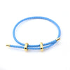 Modern Style Simple Style Oval Simple Solid Color 18K Gold Plated Microfiber Leather Rope Copper Wholesale Jewelry Accessories